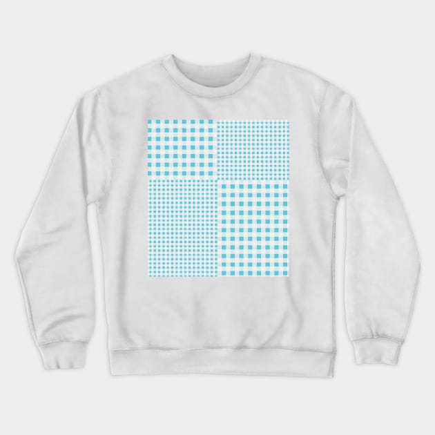 Swanning around Summer Blue Crewneck Sweatshirt by GeriJudd